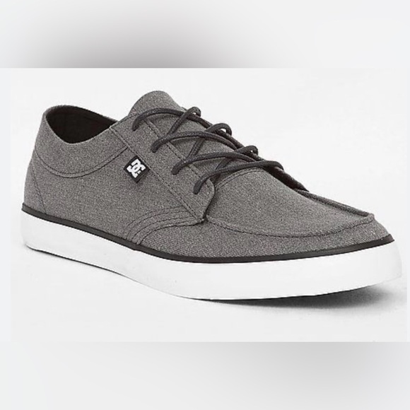 DC Other - NIB [DC] Standard TX Low Charcoal Gray Canvas Skater Sneakers Shoes Men's 7.5
